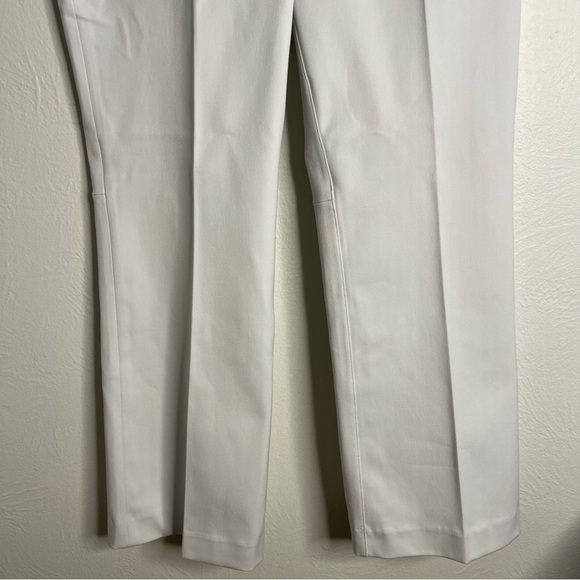 NWT Spanx White Kick Flare Pants Classic White Pull-On Pockets 4-Way Stretch - Picture 6 of 12